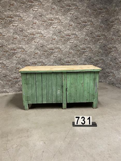Industrie vintage werkbank | Industrial workbench vintage | Werkbanke industrielle holz vintage